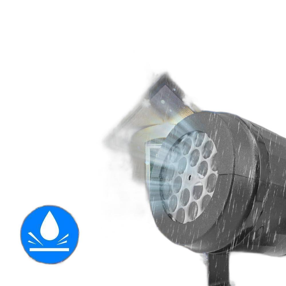 Miniatura Projetor Holográfico Natal 4 Temas 12W À Prova D'água