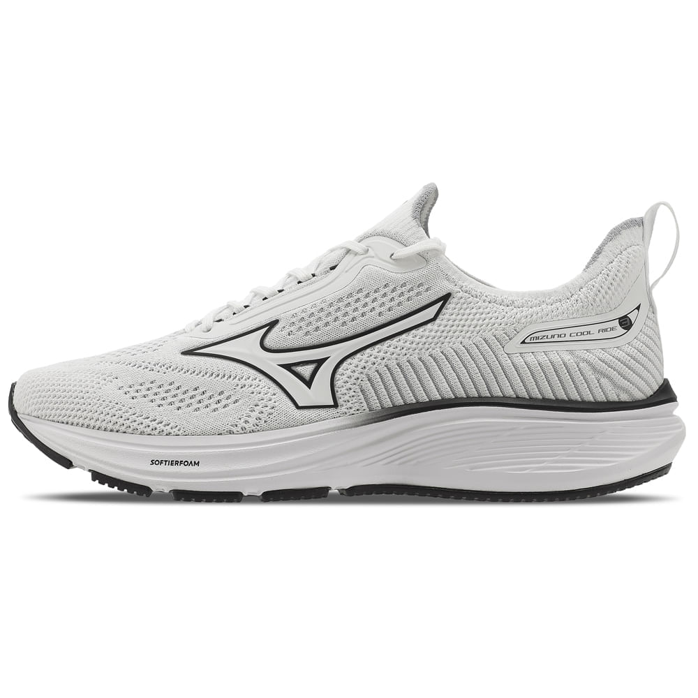 Miniatura Tênis de Corrida Mizuno Cool Ride 3 Branco - 34