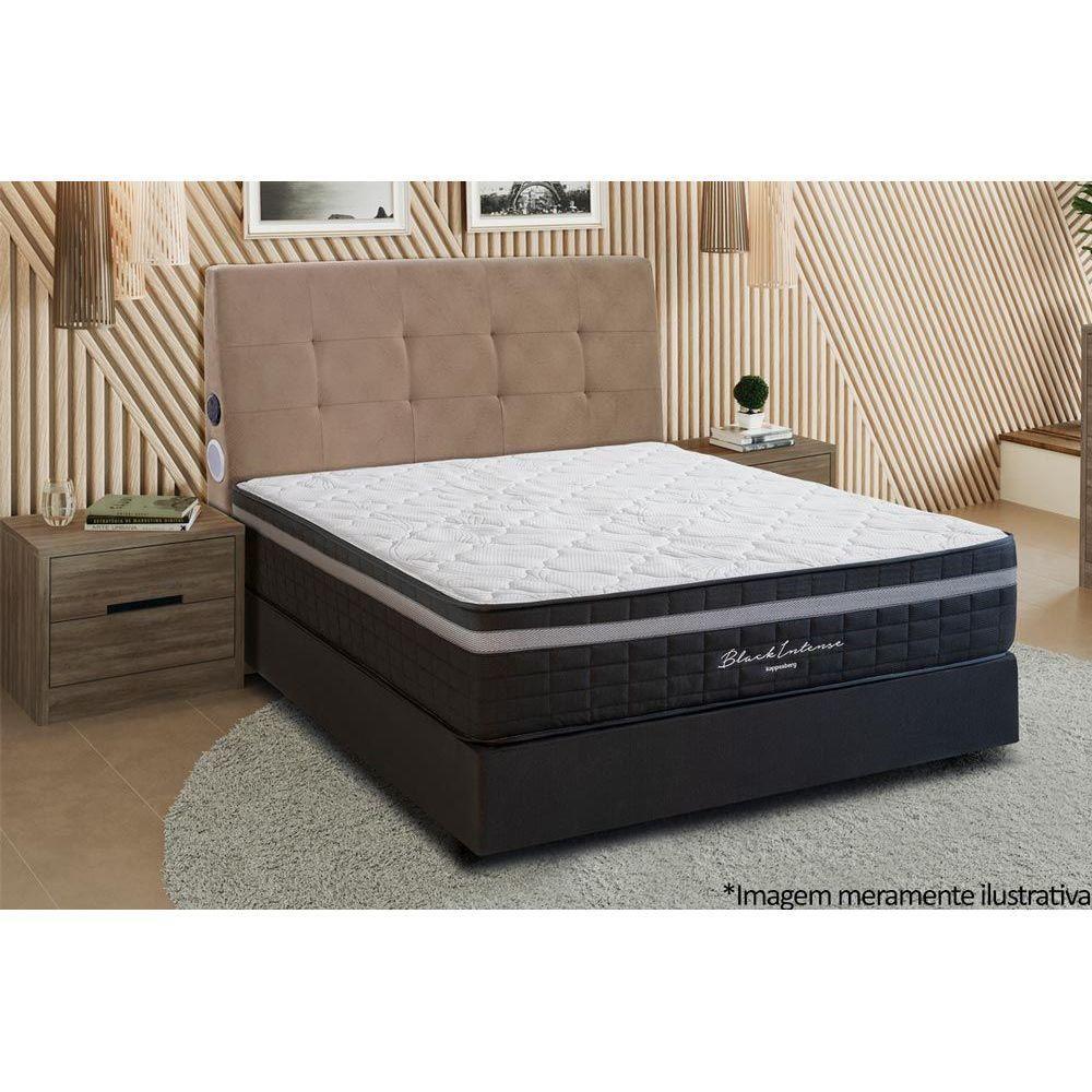Miniatura Colchão Queen Molas Ensacadas Masterpocket Black Intense Euro Pillow (158X198X33) - Kappesberg