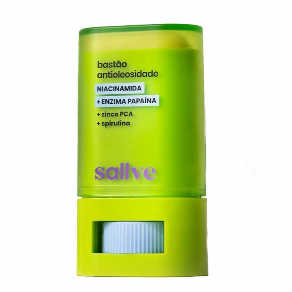Miniatura Bastão Facial Antioleosidade Sallve 15g