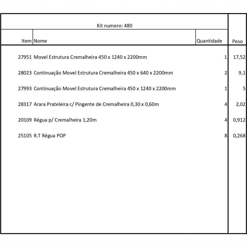 Miniatura Closet Araras, Guarda Roupas Aberto Industrial Com 20 Peças Preto Fdprp480