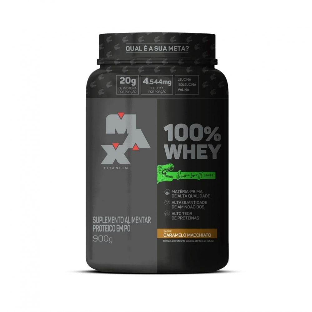Miniatura 100% Whey (900g) - Sabor: Caramel Macchiato