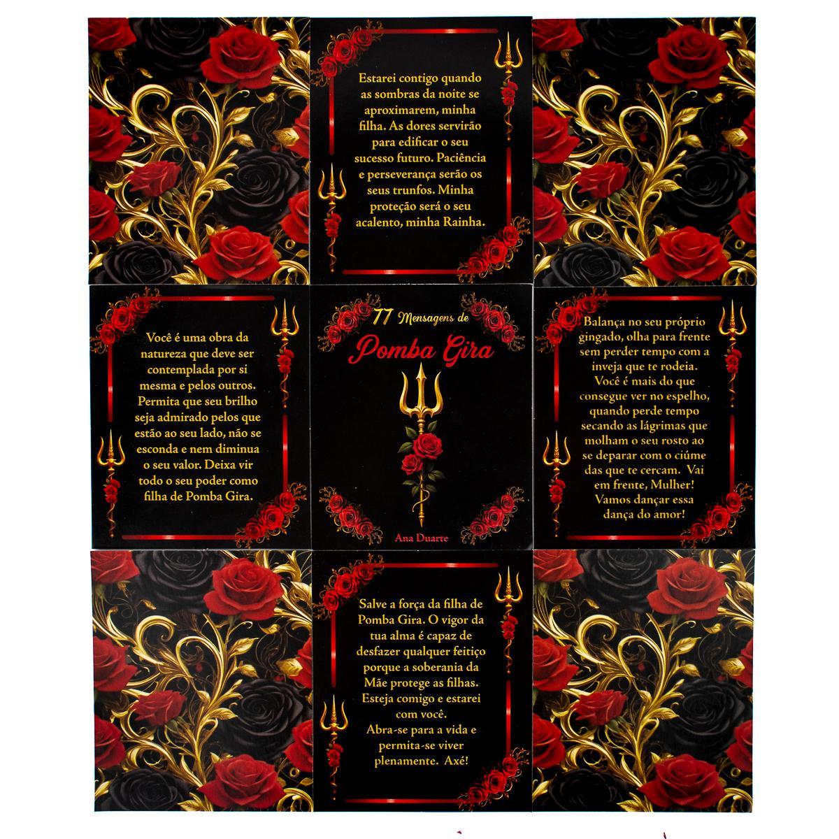 Kit Com 2 Box 77 Mensagens Diárias De Pomba Gira E Exu