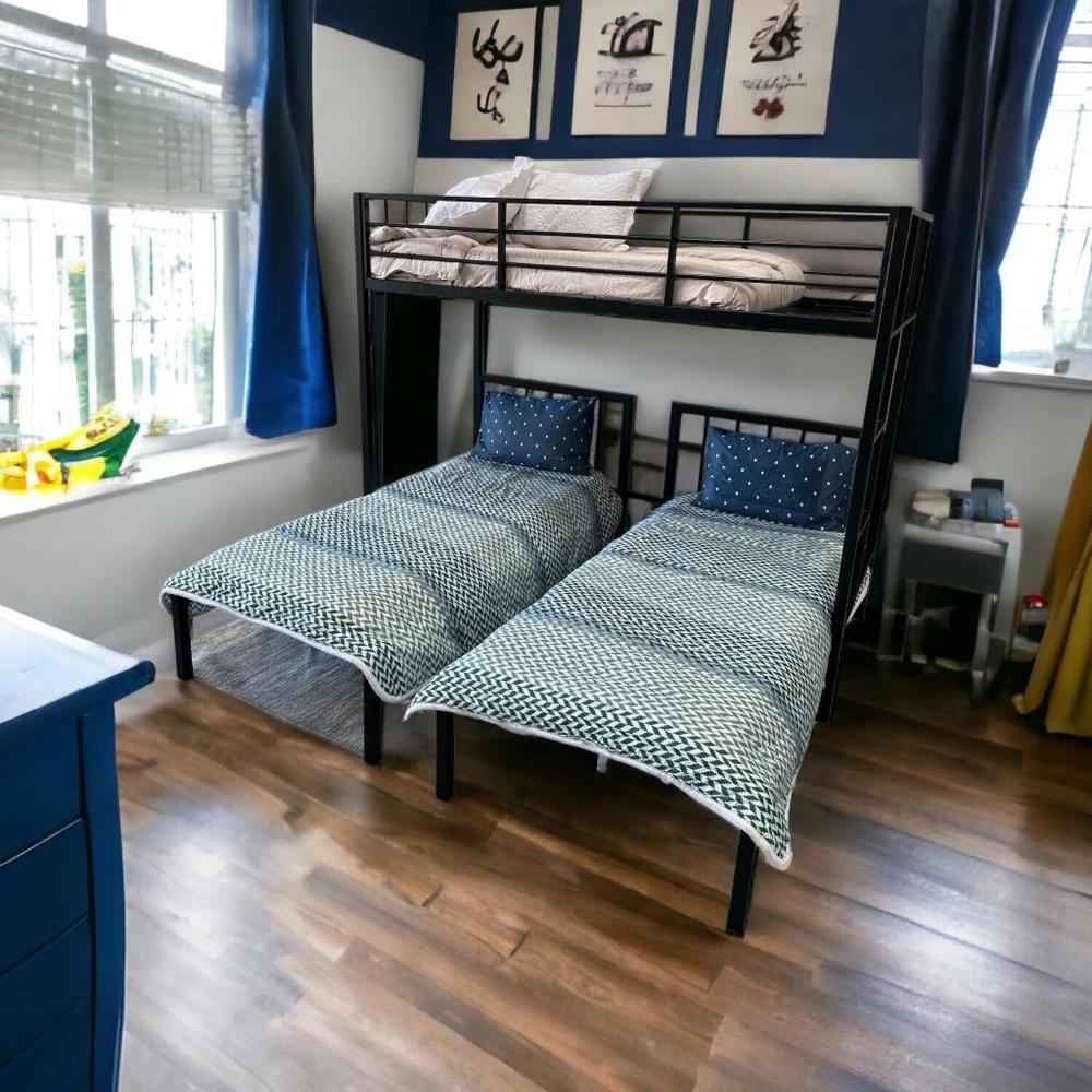 Miniatura Treliche Solteiro em Ferro Max Preto