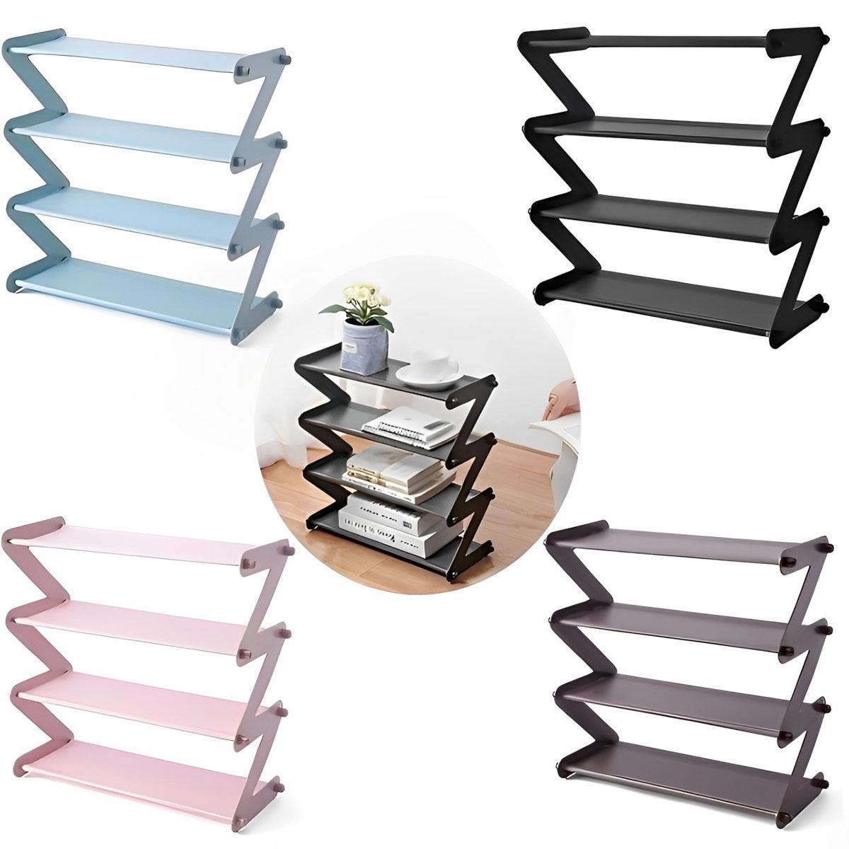 Miniatura Organizador Sapateira Sapato Prateleira Reforçado 4 Níveis