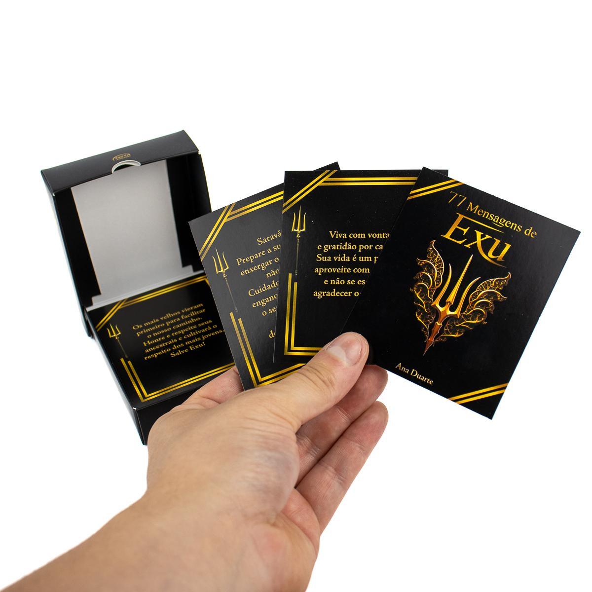 Miniatura Kit Com 2 Box 77 Mensagens Diárias De Pomba Gira E Exu