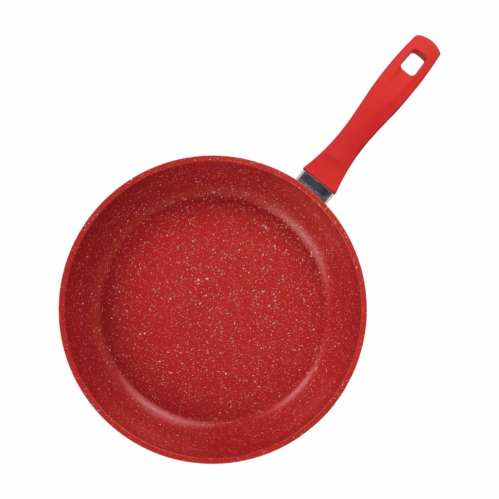 Panelas Polishop Day By Day, Family Size, Sauté Grand e Tampa de Vidro Ichef 24cm - Vermelha | Polishop