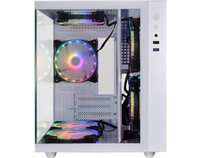 Gabinete Gamer Aquario Micro White W2Sb