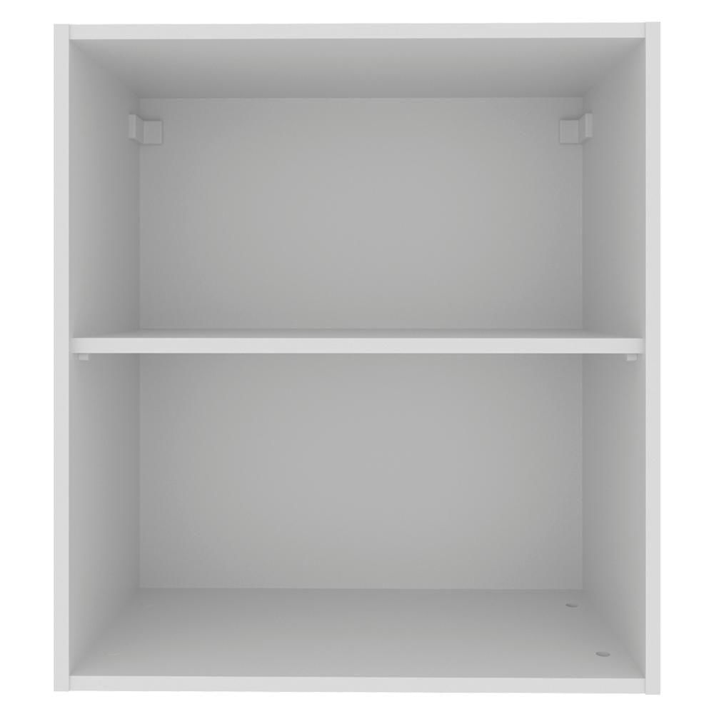 Miniatura Armário Aéreo Madesa Acordes Glamy 100% MDF 60 cm 1 Porta Branco