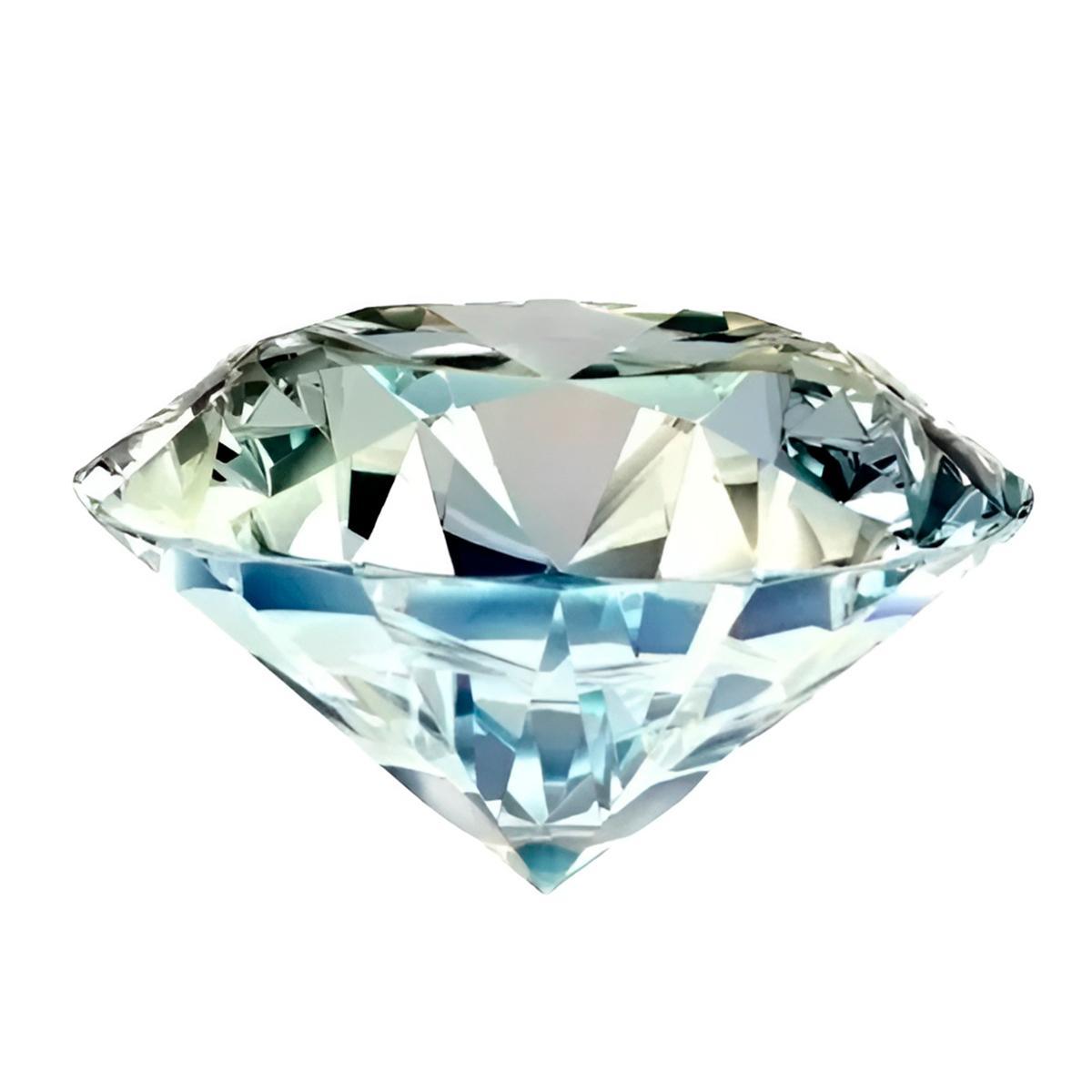 Miniatura Pedra Decorativa Formato Diamante Cristal Peso De Papel