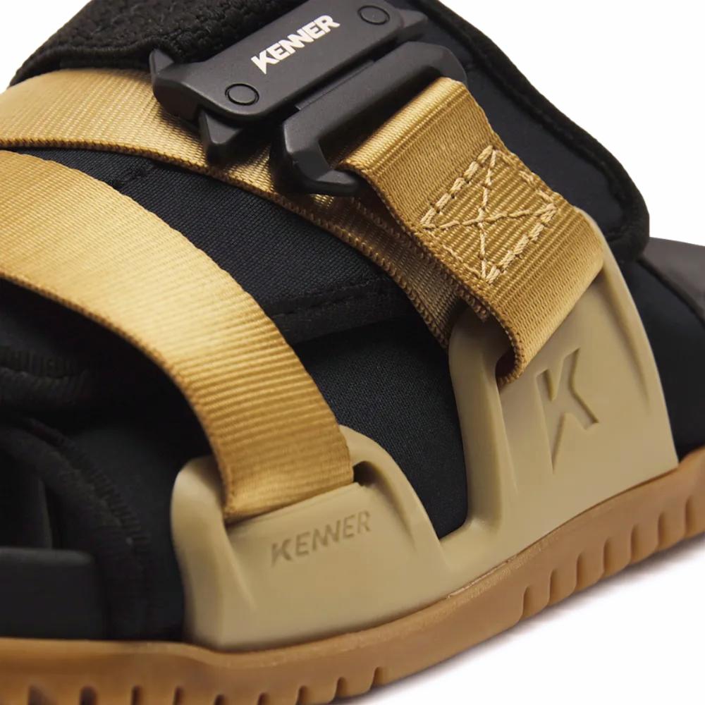 Miniatura Chinelo Slide Kenner Hyper-Z Fit BEGE/PRETO - 38