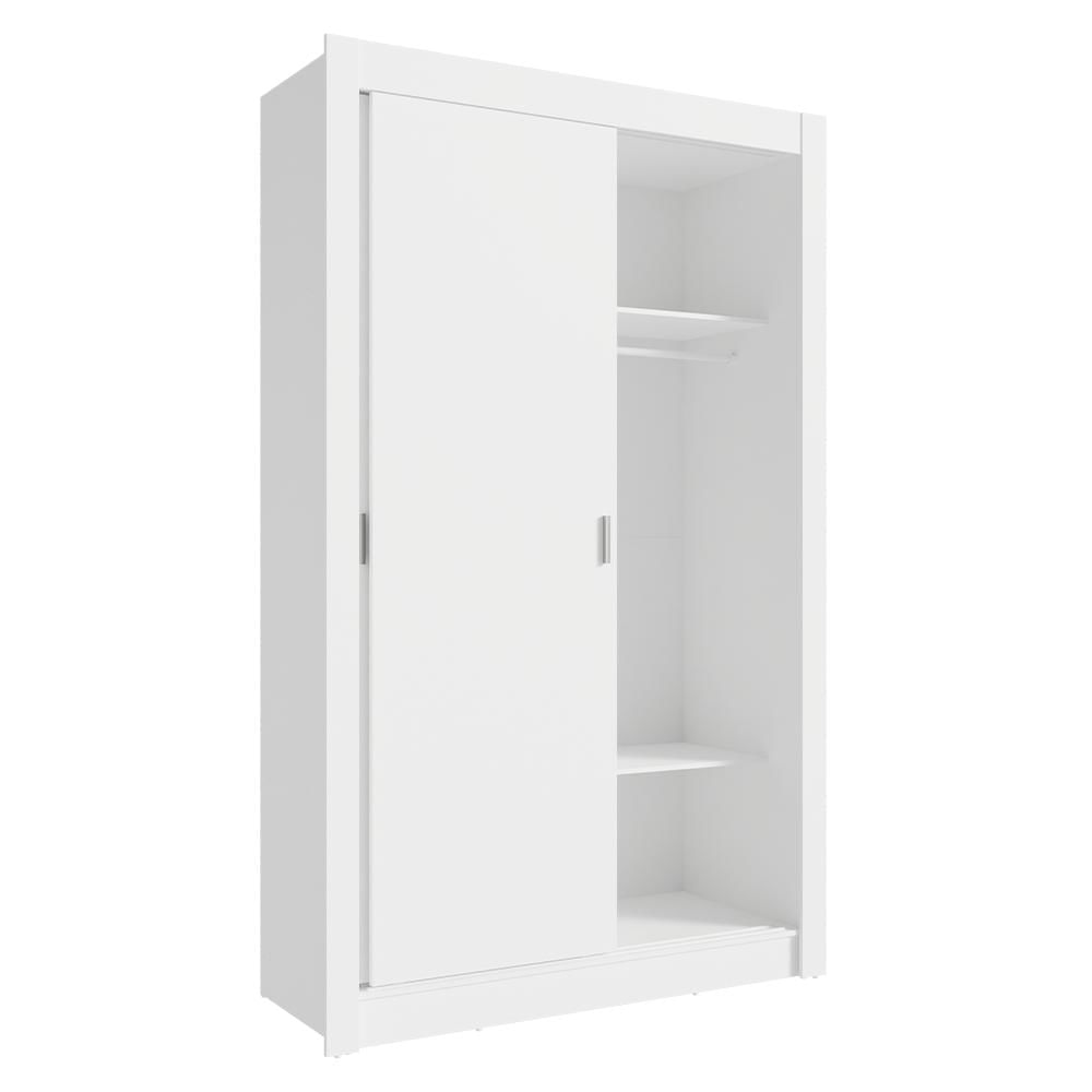 Conjunto Quarto Infantil com Guarda Roupa 2 Portas e Cômoda Madesa Branco