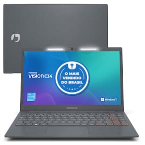 Miniatura Notebook Positivo Vision Intel Celeron Dual Core 4GB 128GB eMMC Tela HD 14” Windows 11 + Microsoft 365 Personal Válido por 1 Ano - C14 Lumina BAR