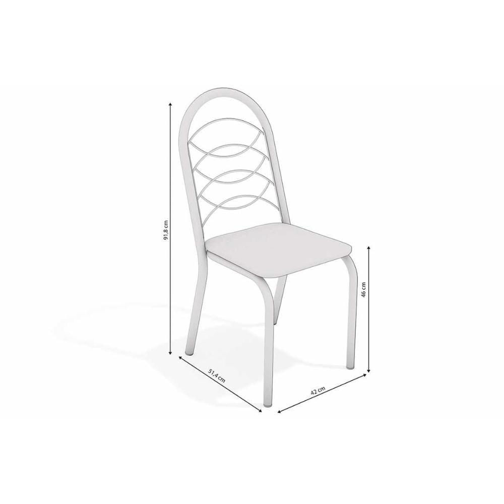 Miniatura Kit 4 Cadeiras Holanda 4c009brz 4 Un Bronze Courano Nude