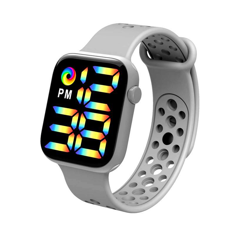 Miniatura Relógio Digital Sport Led Masculino Feminino Adulto Infantil