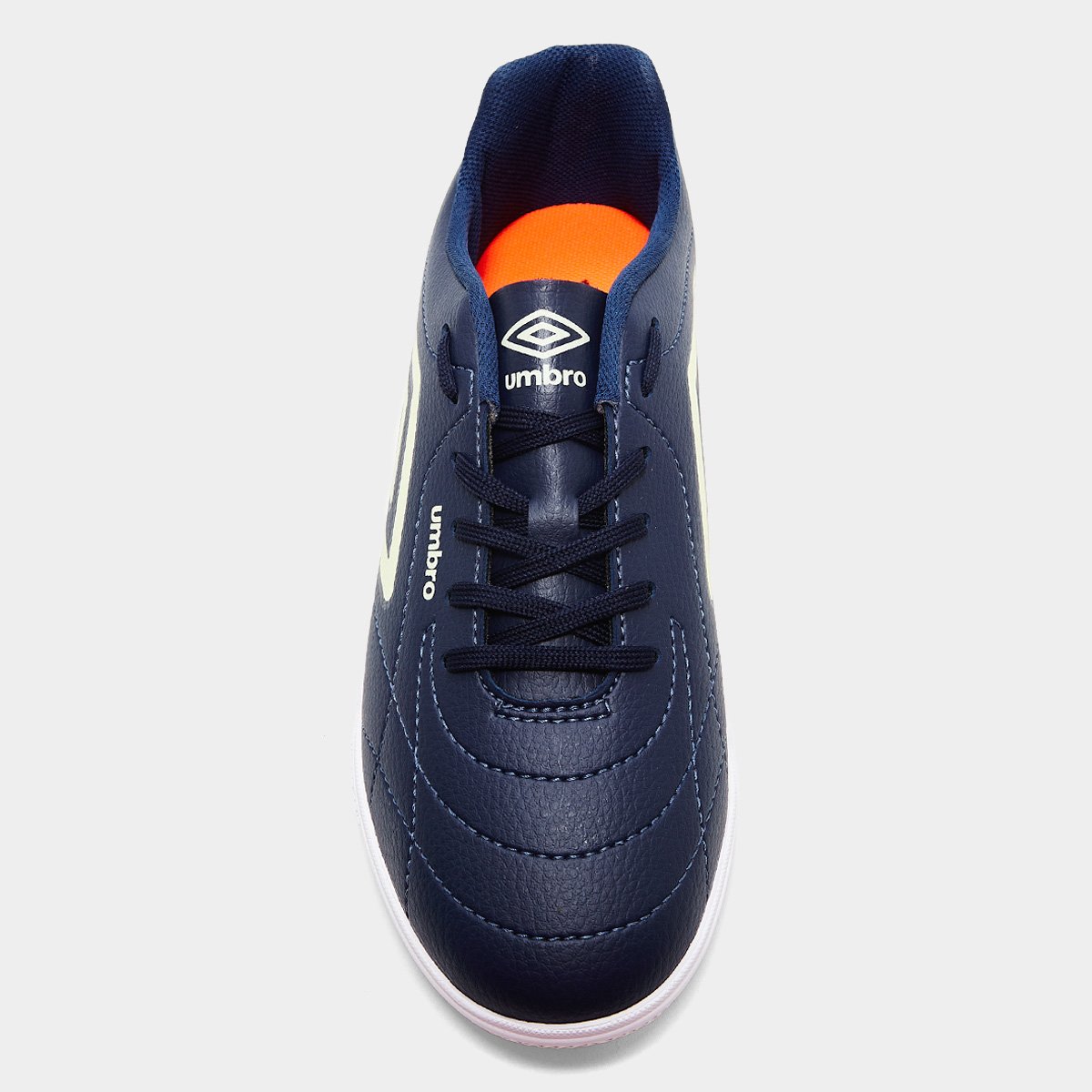 Miniatura Chuteira Futsal Umbro Class Football Unissex Marinho+Verde - 37