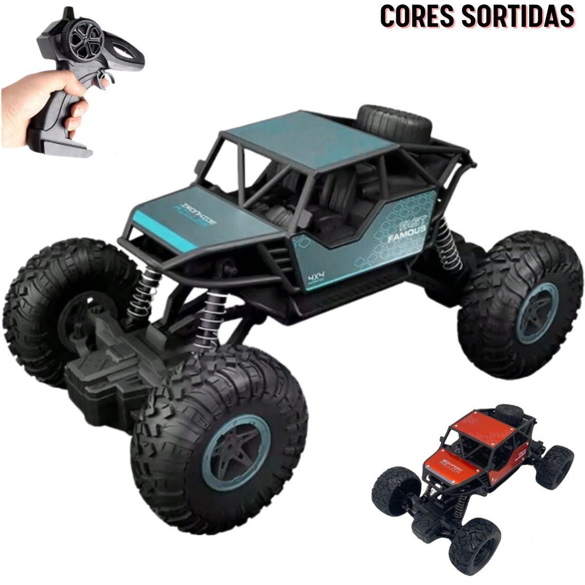 Miniatura Carrinho De Controle Remoto Subida Na Terra Jipe-Bigfootcar