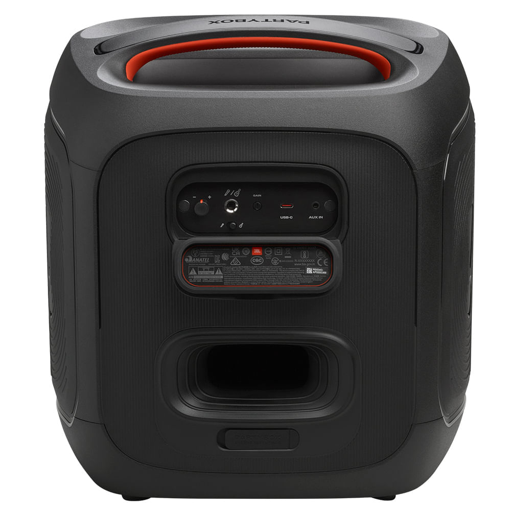 Caixa de Som Bluetooth JBL Party Box Encore Essential 2 Pro Sound com AI Sound Boost - Preta - JBLPBENCESS2BR Bivolt