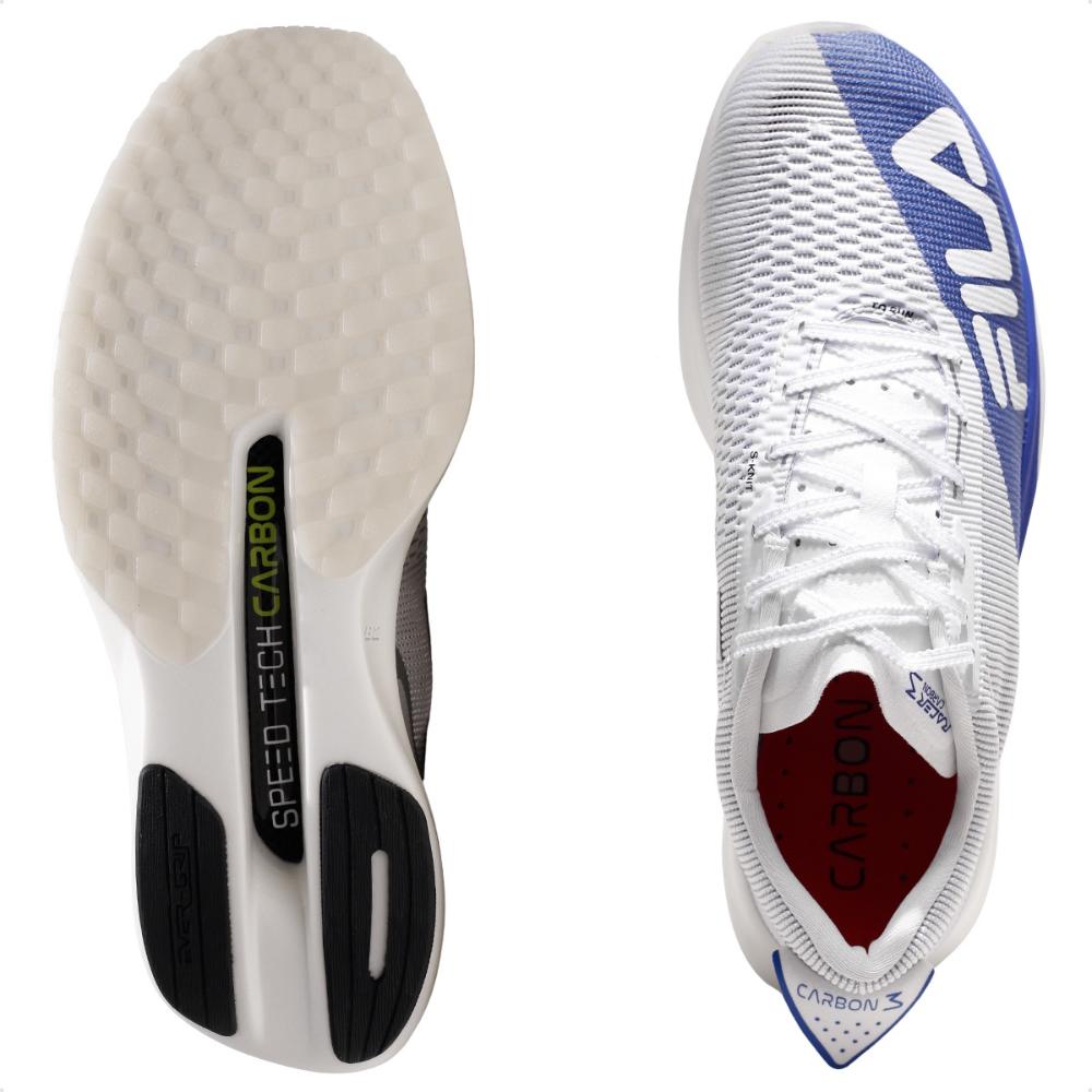 Tênis Fila Racer Carbon 3 Masculino Branco / Azul - 38