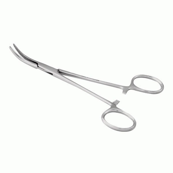 Miniatura Pinça Crile Curva 14cm