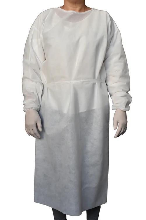 Miniatura Avental Manga Longa Gr 30 Artmedic - Branco