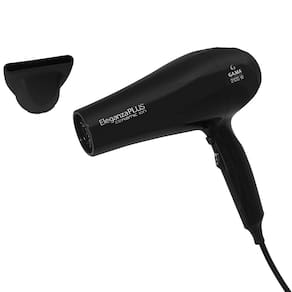 Miniatura Secador de Cabelos GA.MA Italy Eleganza Plus Ceramic Ion Motor AC 2100W - Preto 110V