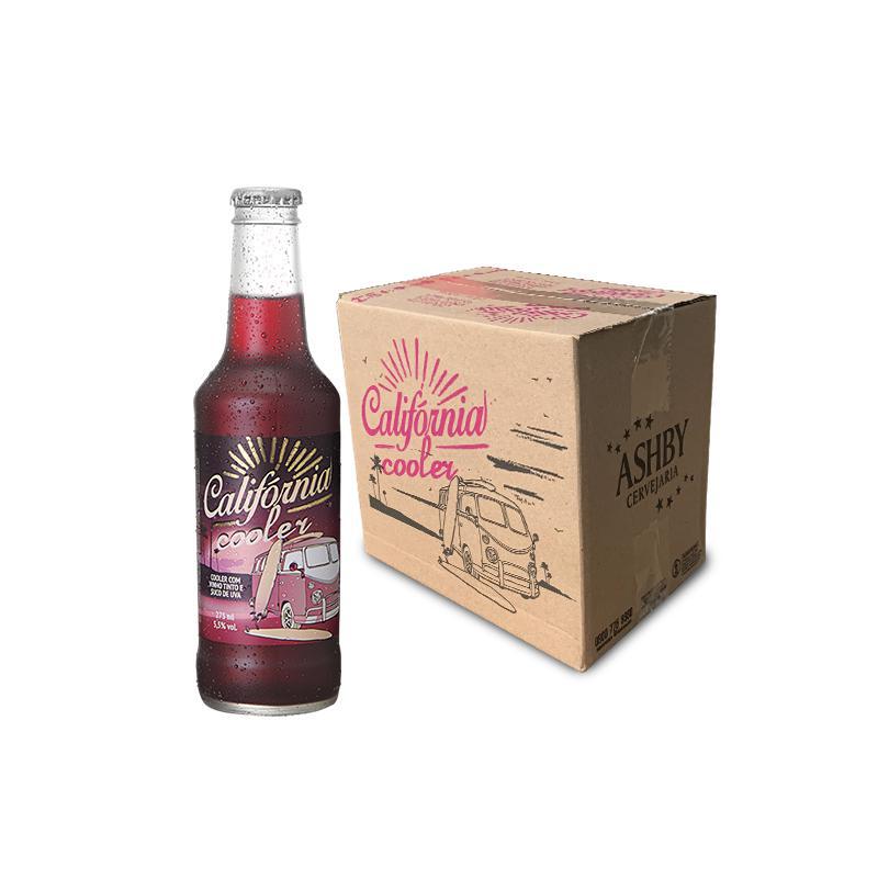 Miniatura Califórnia Cooler De Vinho- Caixa Com 12 Unidades caixa - 5,5% - bebida alcoólica mista de vin. - garrafa - Califórnia Cooler - 12 - 275ml