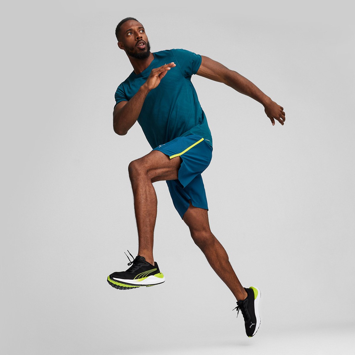 Tênis Puma Electrify Nitro 3 Masculino Preto+verde - 39