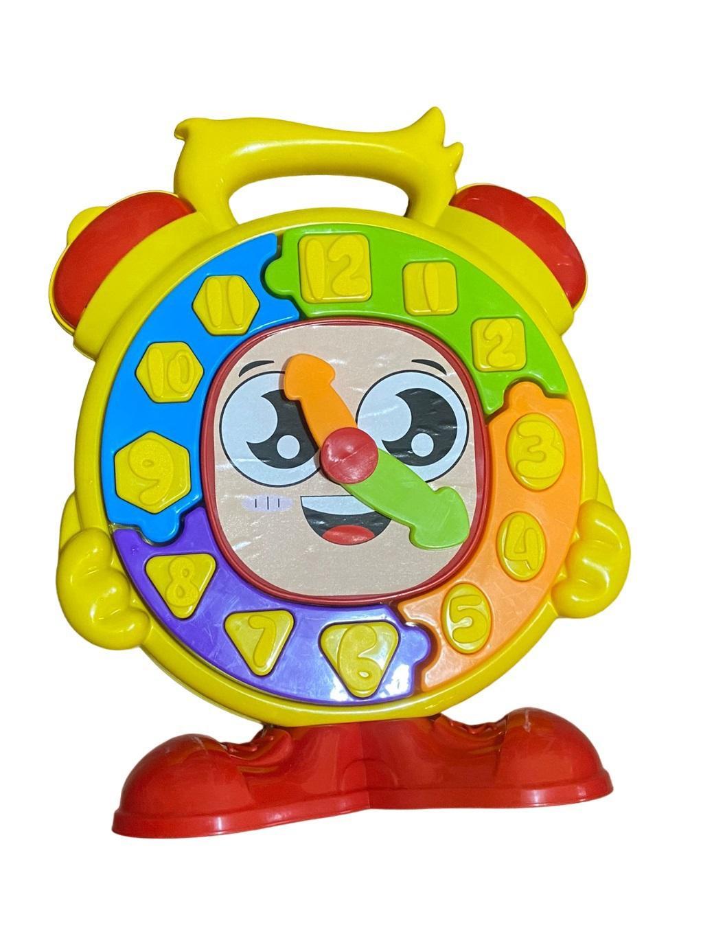 Miniatura Brinquedo Relógio Colorido Criança Infantil Bebê Didático