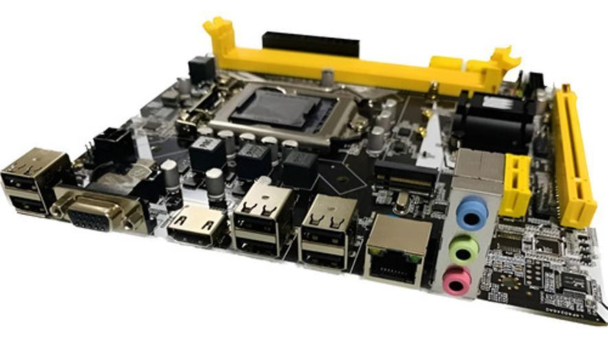 Miniatura Placa Mãe H61 Socket Lga 1155 Com M.2 Nvme Lan Giga Ddr3