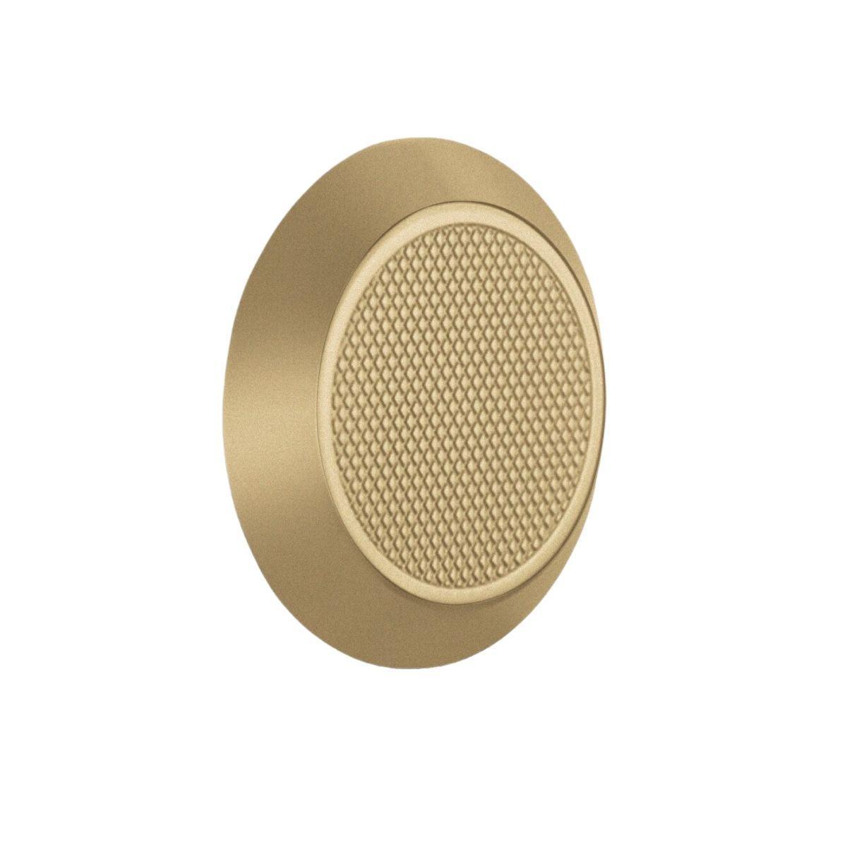 Miniatura Puxador Móveis Ponto Disk G Dourado Matte Fosco Zen