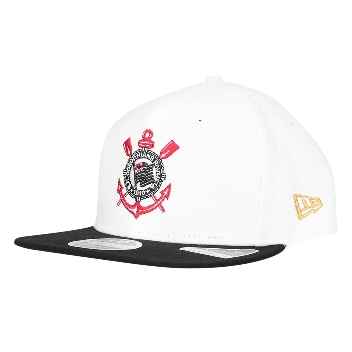 Miniatura Boné Corinthians OF New Era Masculino Branco