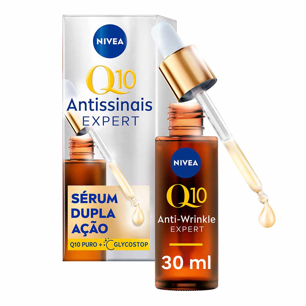 Miniatura Sérum Facial NIVEA Q10 Antissinais Expert Dupla Ação 30ml