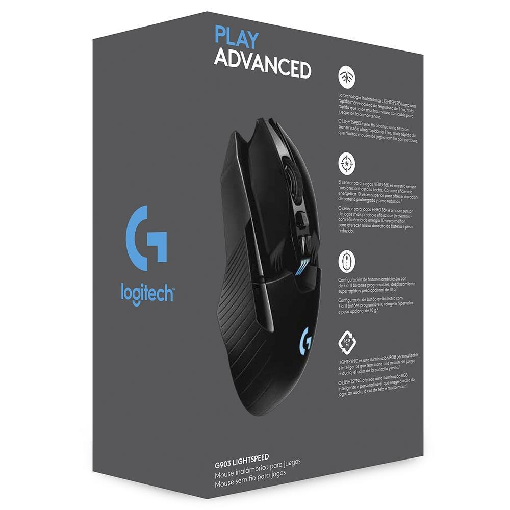 Mouse Logitech Gamer G903 Lightspeed Sem Fio
