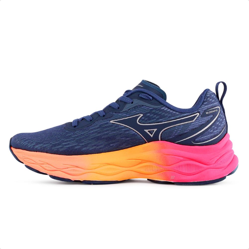 Miniatura Tênis Mizuno Victory Rsp Feminino Azul Marinho / Laranja - 34