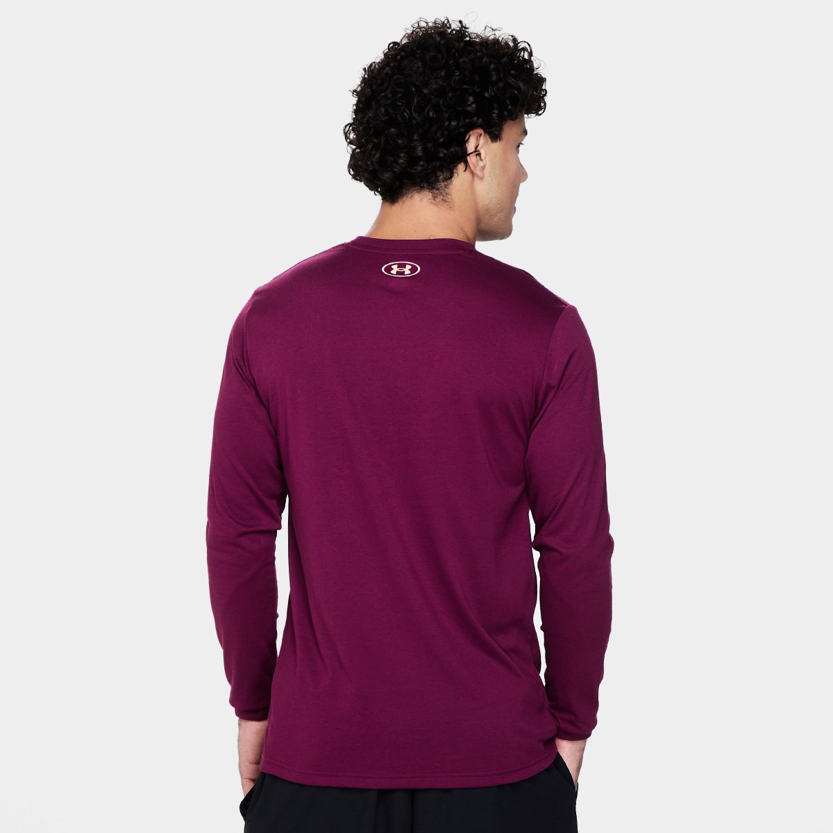Miniatura Camiseta Under Armour Projetct Rock Masculina Vinho+Bege - G