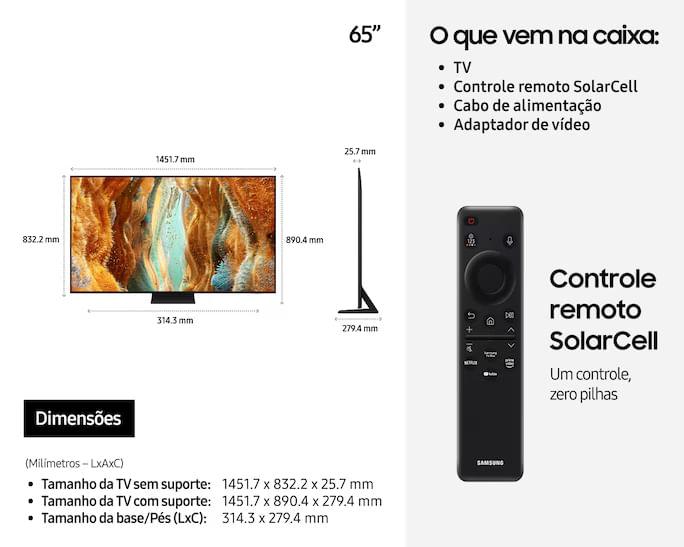 Miniatura Smart TV Samsung 65" Vision AI TV Neo QLED 4K QN65QN70FAGXZD 2025