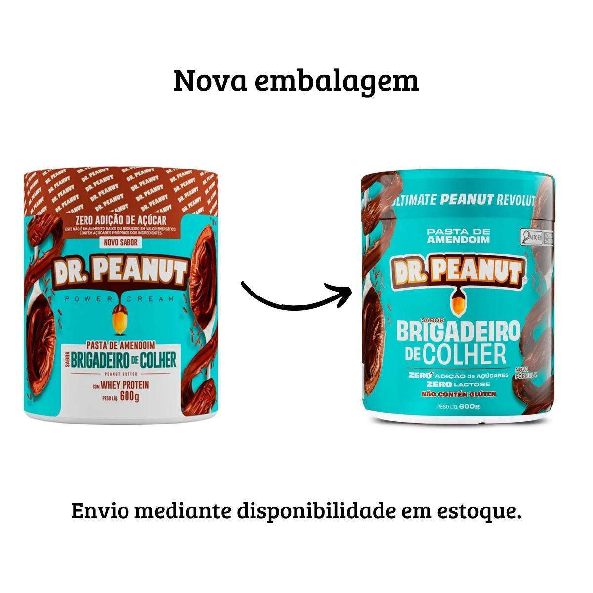 Miniatura Pasta De Amendoim Dr. Peanut Brigadeiro De Colher 600g