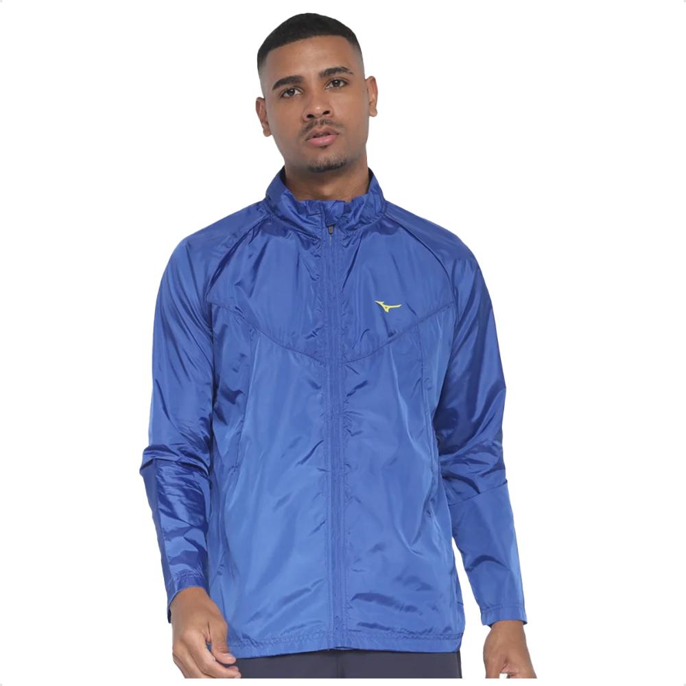 Miniatura Jaqueta Mizuno Focus Masculina Azul / Verde - G