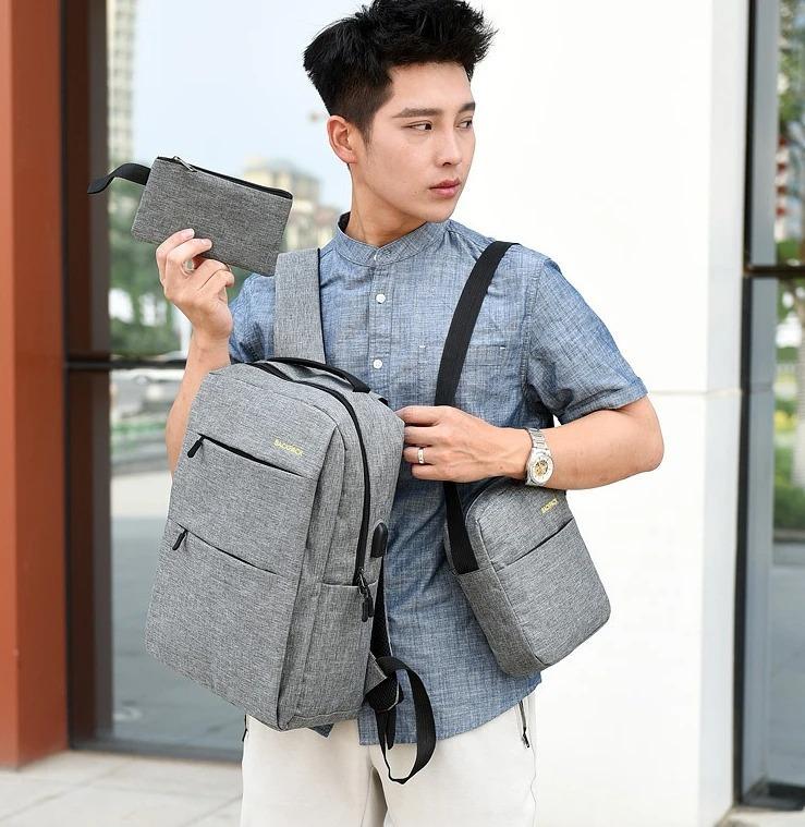 Miniatura Mochila Grande Executiva Escolar E Para Notebook 15.6 Poleg