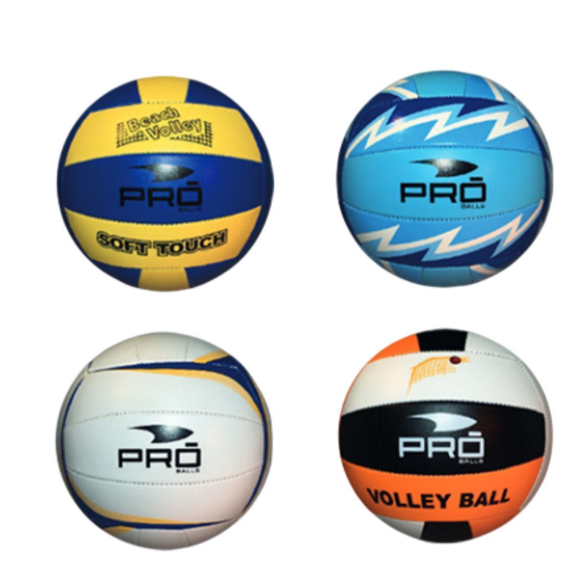Bola De Vôlei Praia Pró Balls Cores Sortidas Pvc Resistente