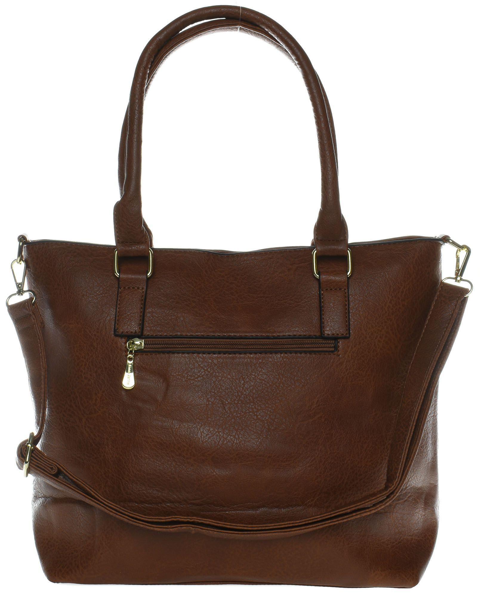 Miniatura Bolsa De Ombro San Juan Cor Marrom