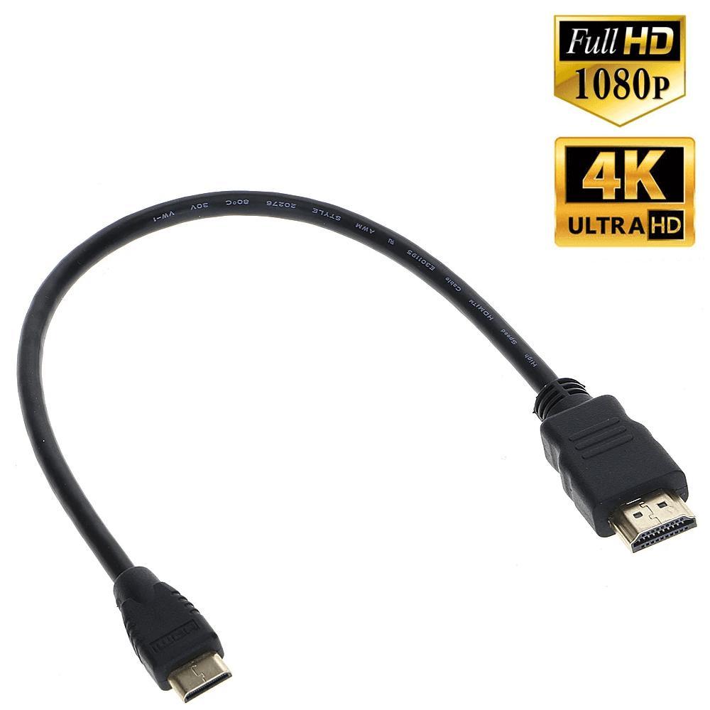 Miniatura Cabo Hdmi X Mini-Hdmi 2.0 4K 2160P Hdr Alta Velocidade 30Cm