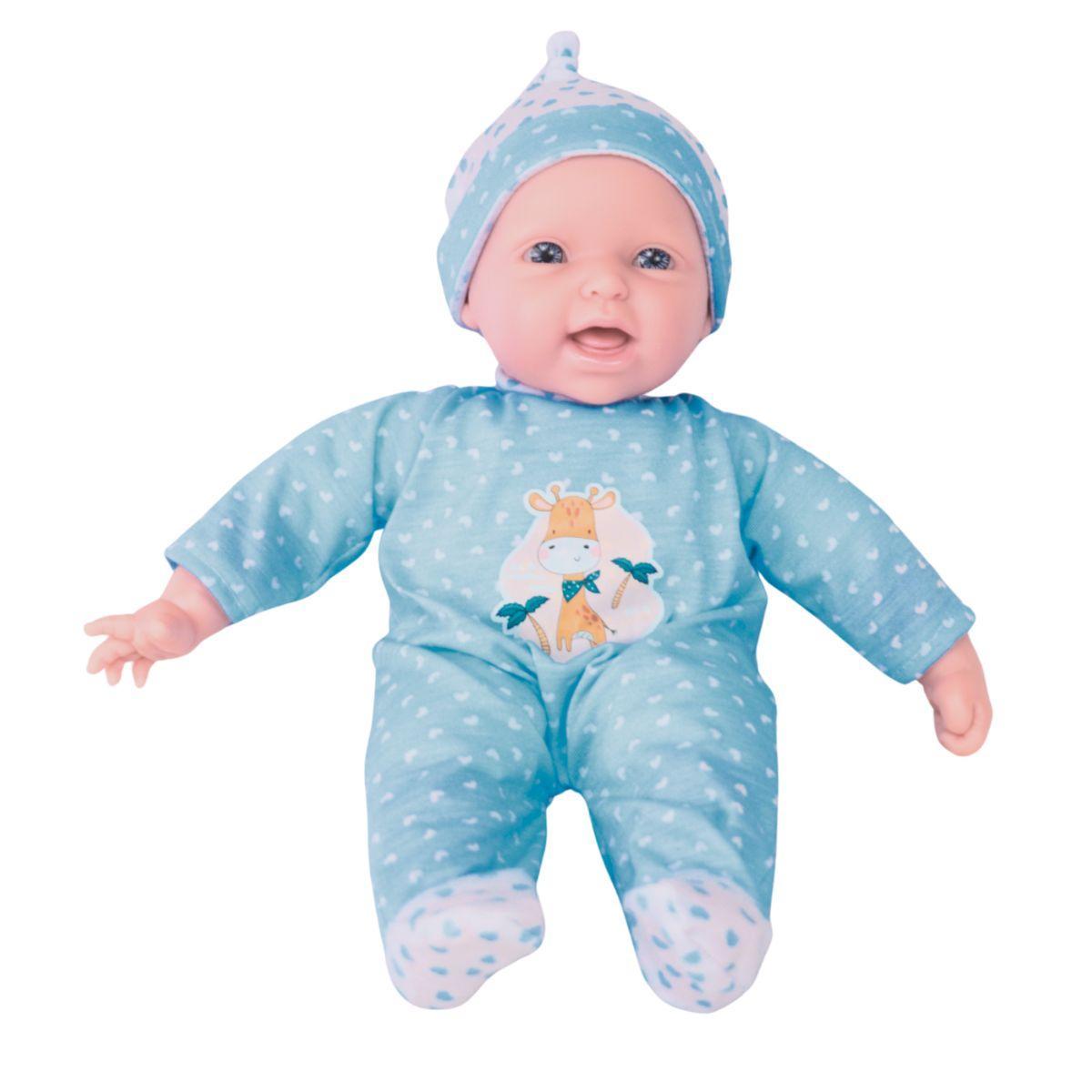 Miniatura Boneca Linha Evellyn Reborn Soninho Menino 2854 - Cotiplás
