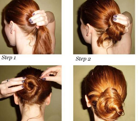 Miniatura Prendedor De Coque Em Espiral Hair Pin ( Unidade)