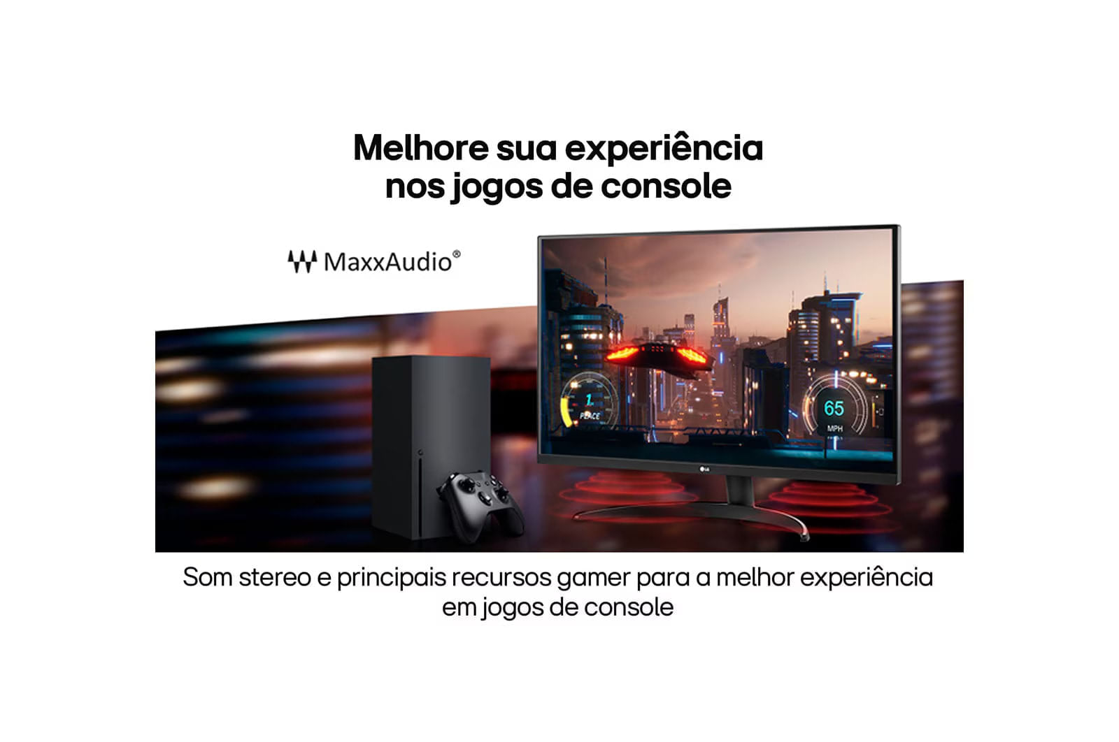 Monitor LG Ultra UHD 32'' 4K, HDMI, HDR10, AMD Free Sync, MaxxAudio, Dynamic Action Sync, Black Stabilizer - 32UR500-B