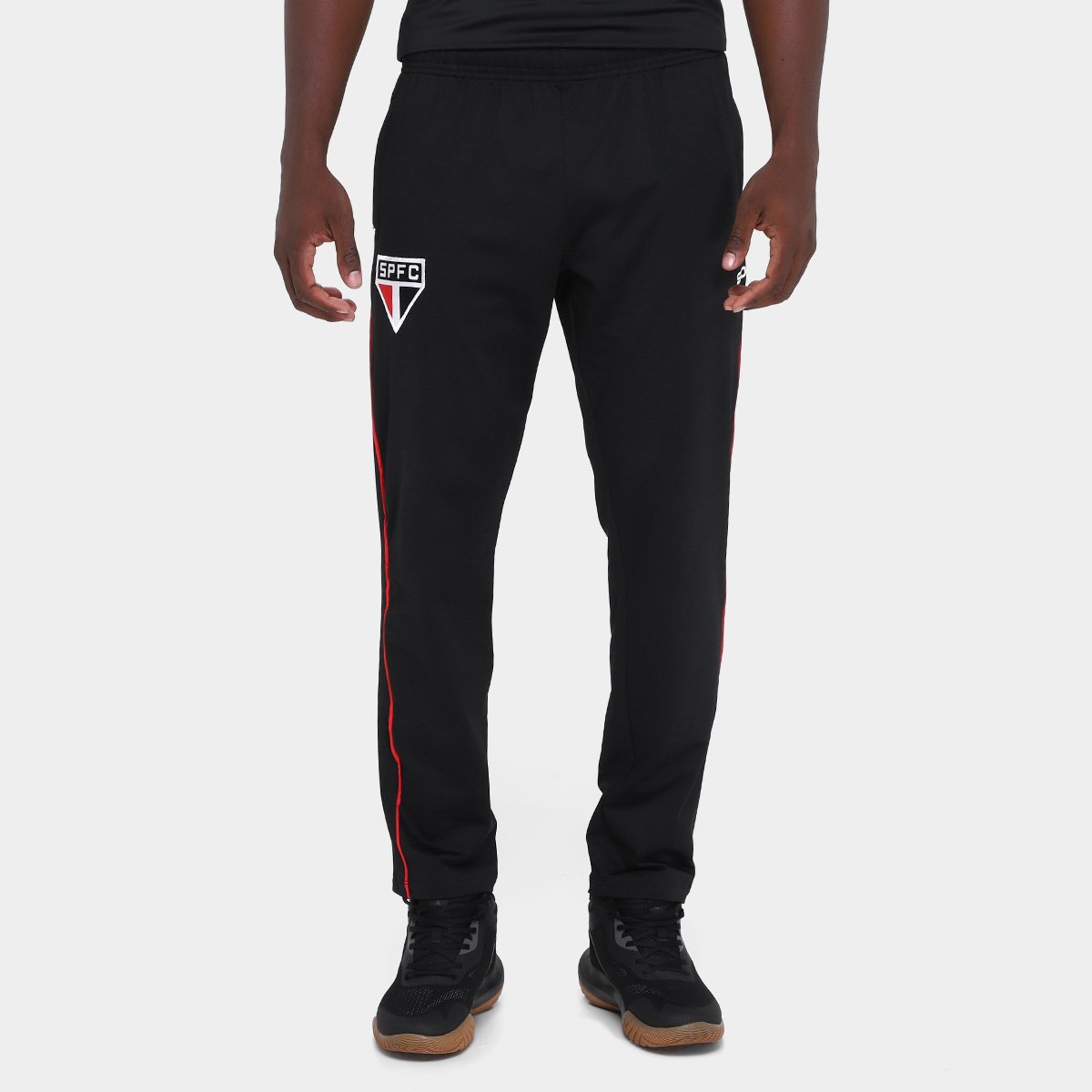 Miniatura Calça São Paulo Treino Masculina Preto - G