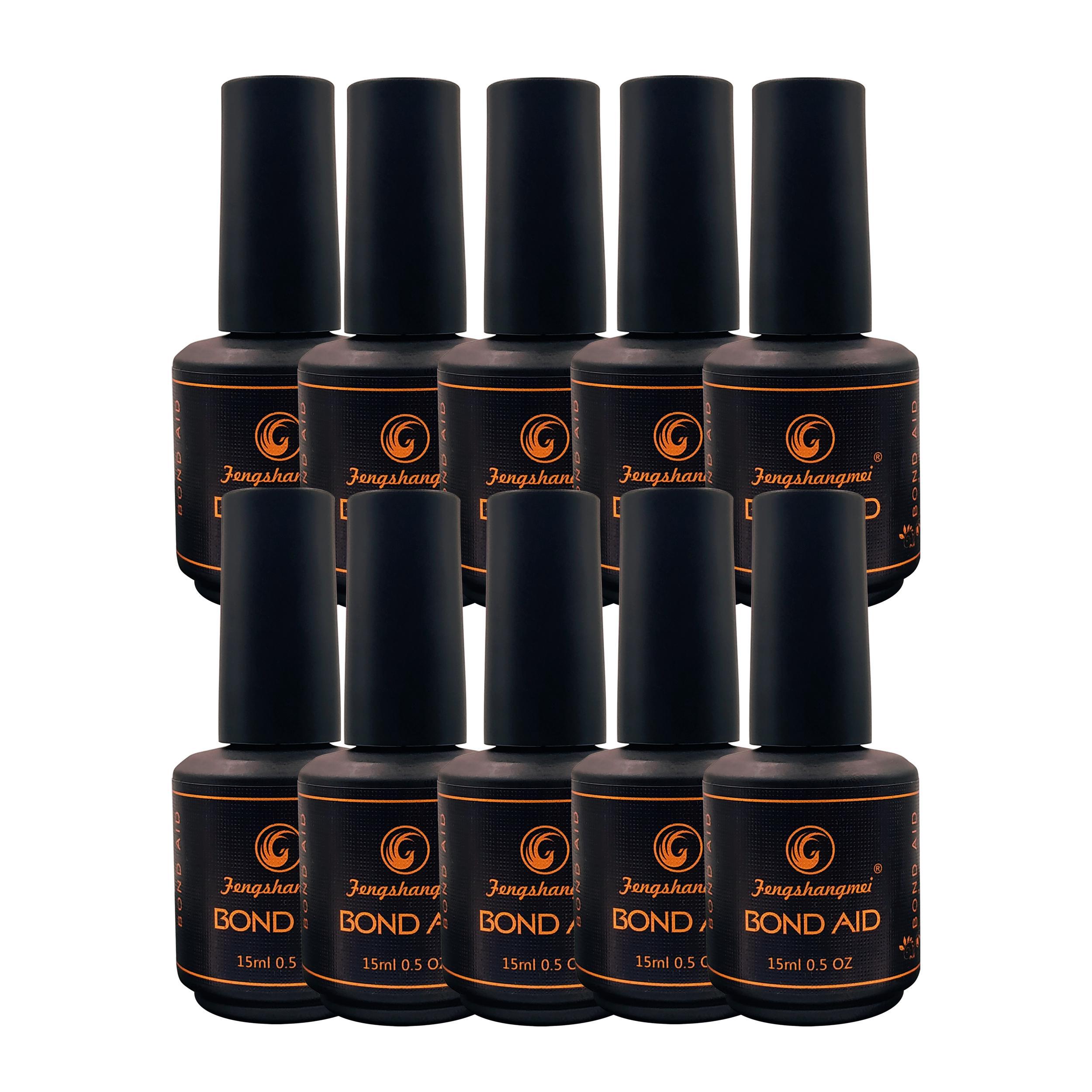 Miniatura Kit Bond Aid Fengshangmei Balanceador Ph Unhas 15Ml 10 Un