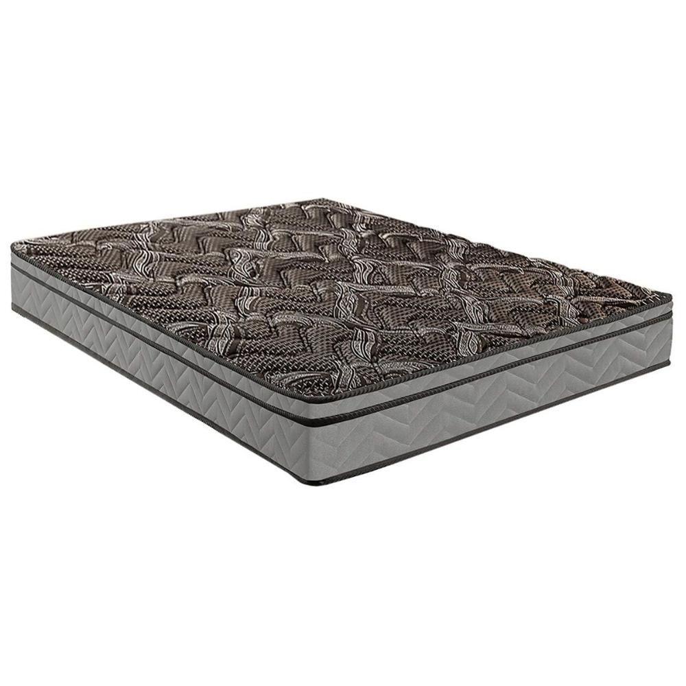 Miniatura Colchão Casal Ortopédico D28 - Ep Anatômico Conforto Firme Euro Pillow Gray (138x188x17) - Paropas