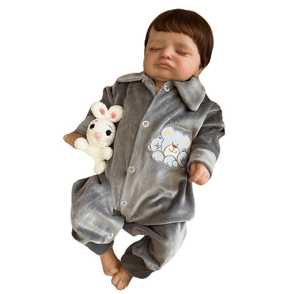 Miniatura Bebê Reborn Hiper Realista Rosali Menino
